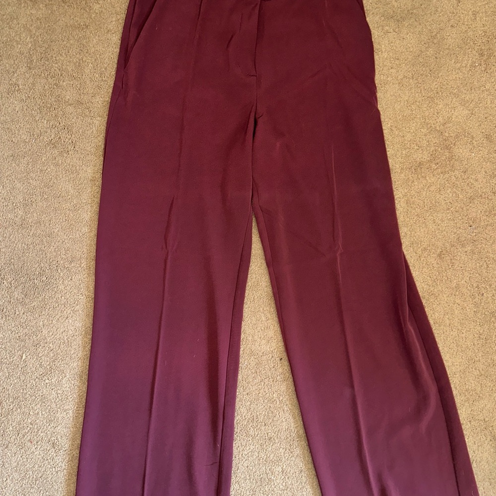 Chic Burgundy Trousers